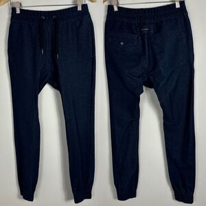 Zanerobe Sureshot Denim Joggers‎ Mens Sz 30 Blue Drawstring Pockets Casual Pants